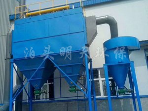 ZC型機械回轉(zhuǎn)反吹風扁布袋除塵器